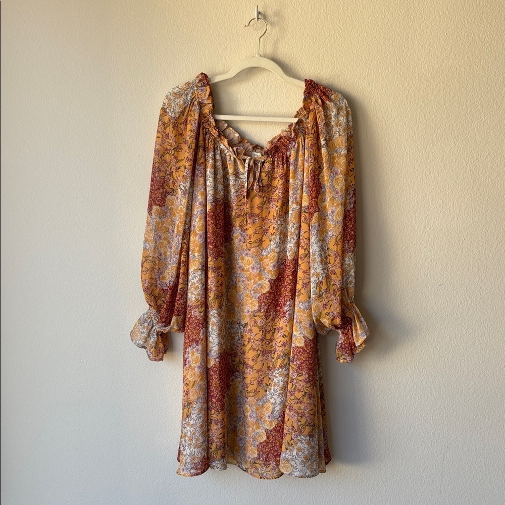 Floral dress ‘Flower Haze mini’